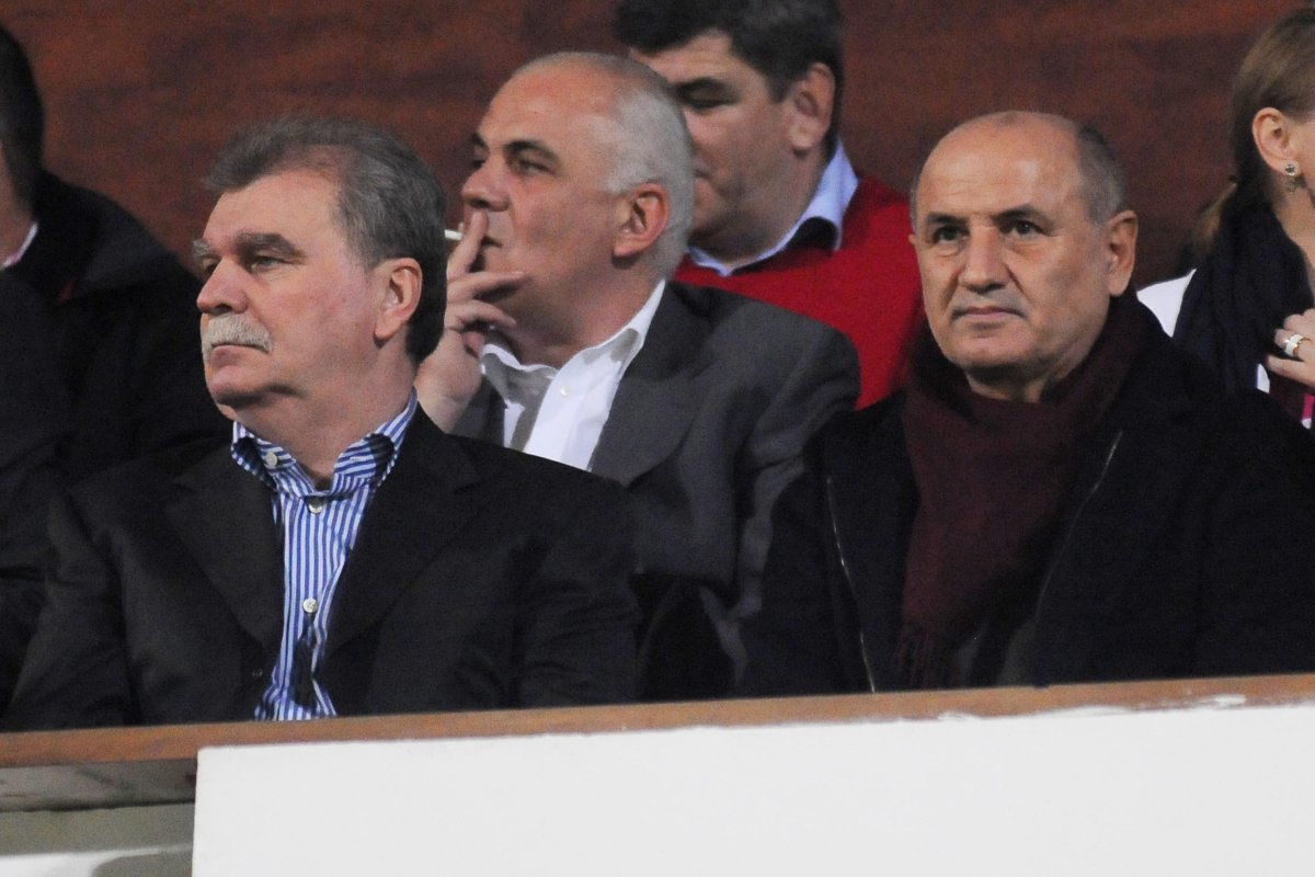 Dinu Gheorghe și George Copos, pe vremea când se aflau la Rapid