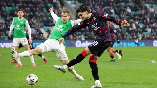 Ianis Hagi, pe val în Scoția! Românul a dat pasă de gol în disputa cu Hibernian