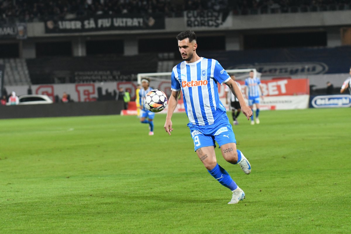 Andrei Ivan a jucat peste 300 de meciuri la Universitatea Craiova, în care a marcat 72 de goluri