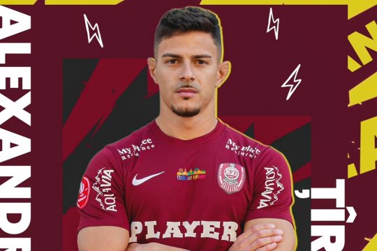 OFICIAL| CFR Cluj l-a prezentat pe Alex Țîrlea: ”Bine ai venit”