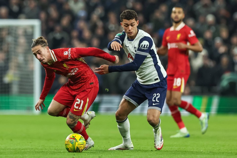 Partida dintre Tottenham - Liverpool în Cupa Ligii Angliei