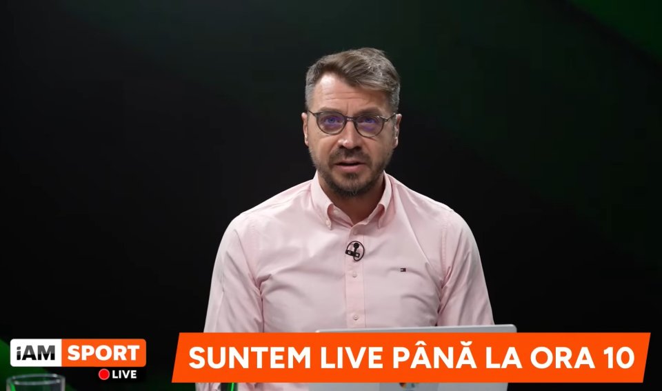 Emisiunea I AM SPORT LIVE poate fi urmărită, în direct, de luni până vineri, de la ora 09:00