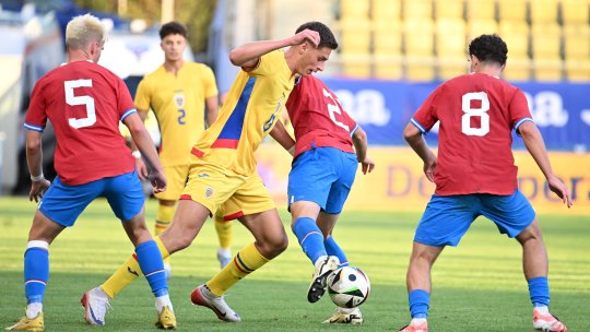 Victorie ratată pe final! România U20, doar remiză cu Cehia U20