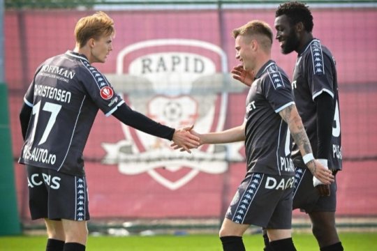 Rapidiştii, victorie spectaculoasă înaintea derby-ului cu Dinamo! Un fost jucător din Ștefan cel Mare a înscris împotriva giuleştenilor