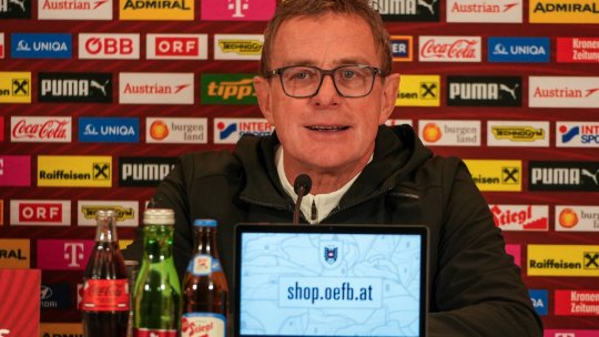 Cei doi jucător români remarcați de selecționerul Austriei: ”Buni!”. Singurul lucru de care se teme Rangnick înaintea partidei cu tricolorii