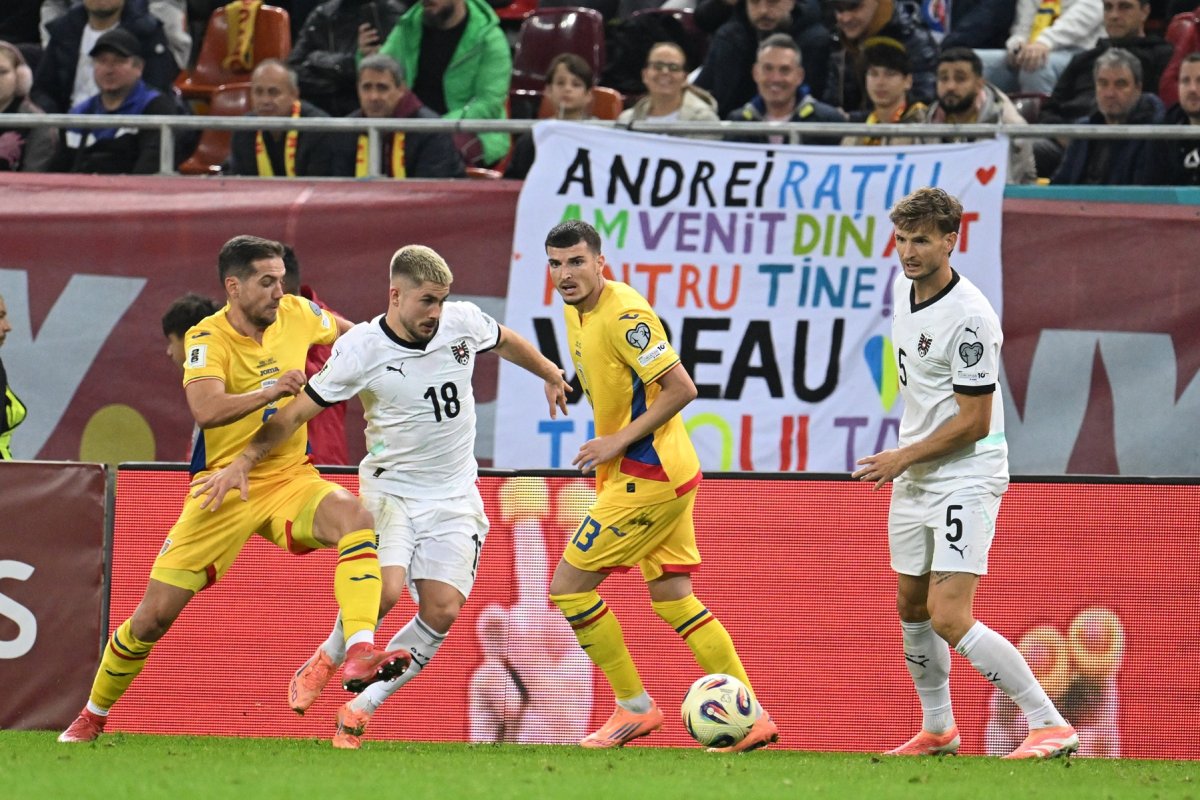 România - Austria 1-0, din preliminariile Campionatului Mondial