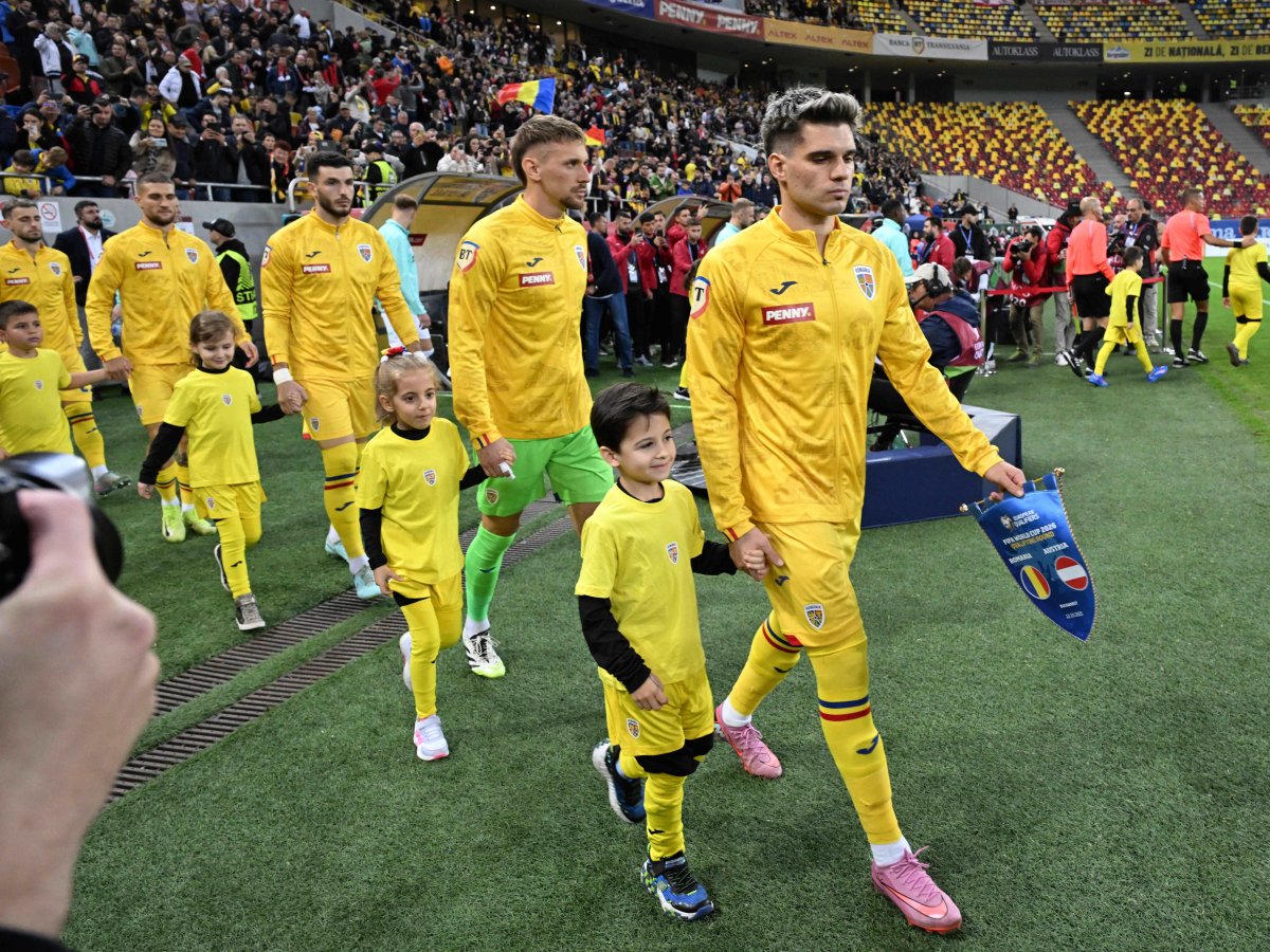 Virgil Ghiță a înscris singurul gol în meciul cu Austria, din pasa lui Ianis Hagi