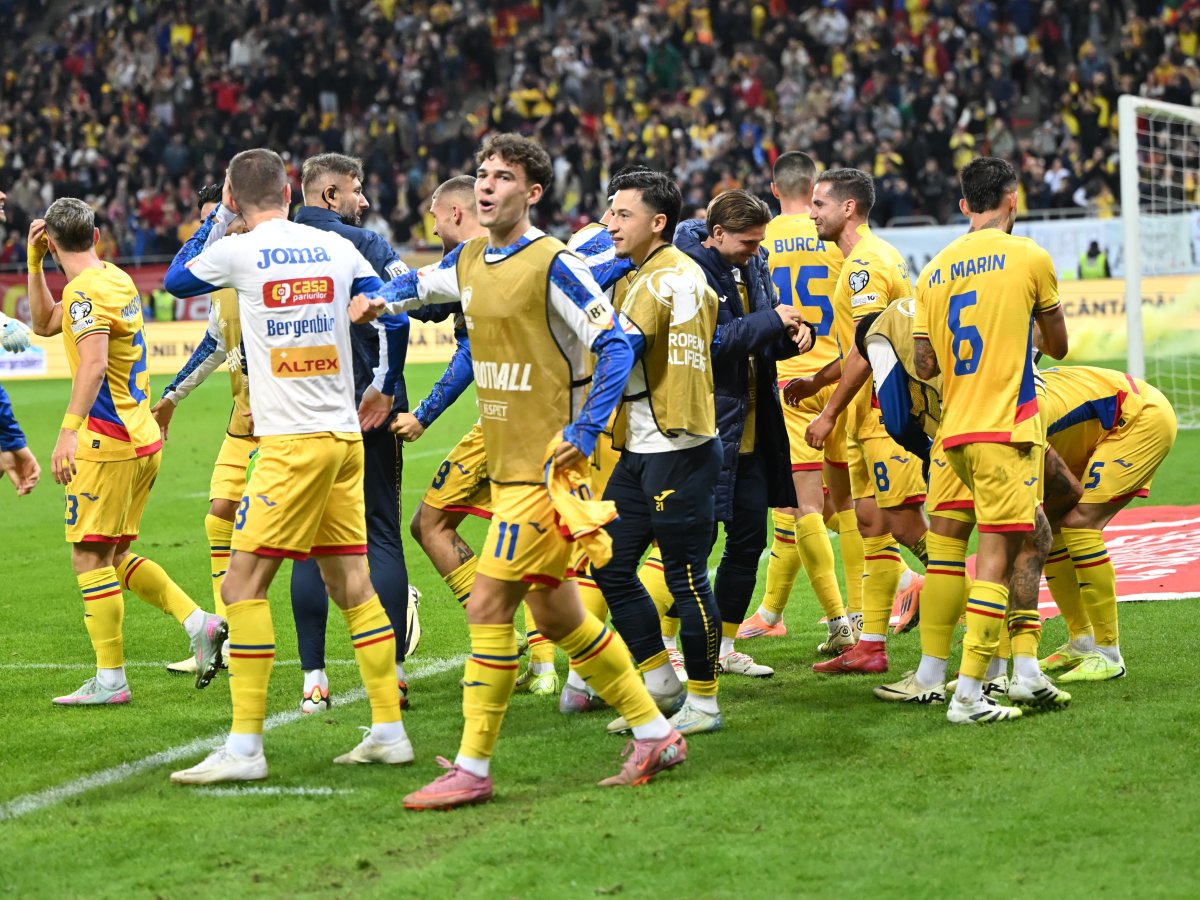 Bucuria tricolorilor a fost imensă după goul din final care a decis meicul cu Austria în favoarea noastră