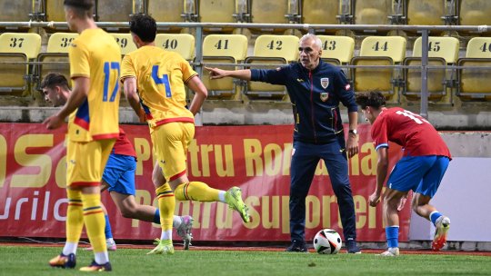 România U20 a fost călcată în picioare de Cehia U20! Ce a declarat Adrian Iencsi după meci