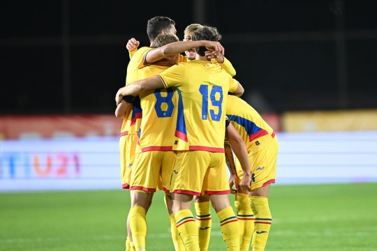 România U21 - Cipru U21 2-0. Trică și Burnete aduc victoria și speră la calificare