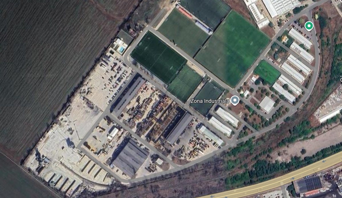 Imagini din satelit cu baza de pregătire a FCSB-ului