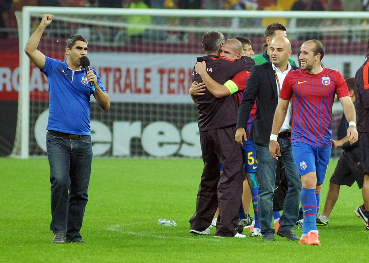 Gabi Safta s-a bucurat în multe momente pentru succesele celor de la FCSB