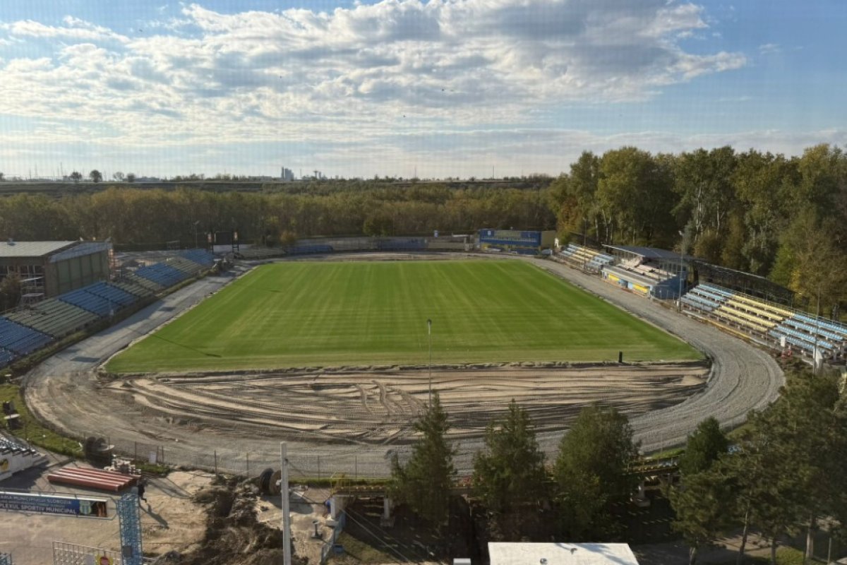 Stadionul din Slobozia are o capacitate de 6000 de locuri