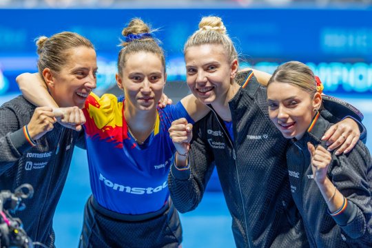 Echipa feminină a României a câștigat argintul la ”Europenele” pe echipe