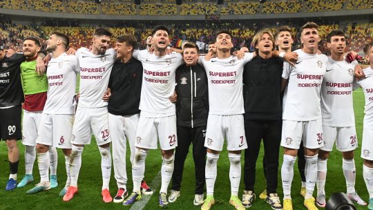 Fostul jucător de la Rapid a venit în corteo la derby-ul cu Dinamo