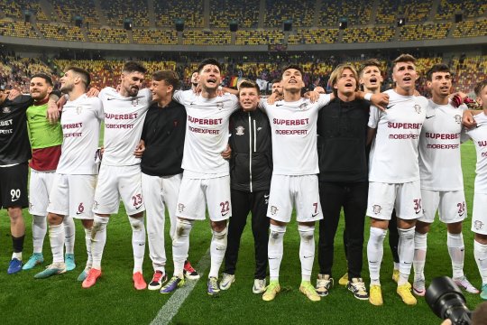 Fostul jucător de la Rapid a venit în corteo la derby-ul cu Dinamo