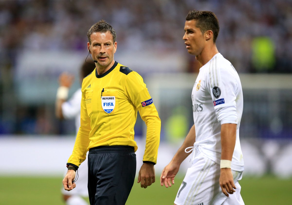 Mark Clattenburg a arbitrat finala Champions League din 2016 dintre Real Madrid și Atletico Madrid