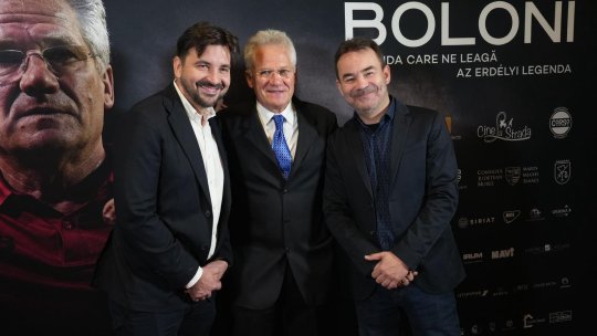 Premiera filmului documentar despre viața lui Boloni. Apariție rară a soției legendarului antrenor