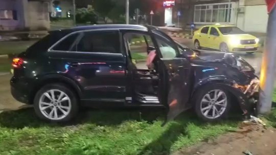 Căpitanul unei echipe de la noi a făcut accident, iar polițiștii i-au testat alcoolemia. Ce au arătat rezultatele