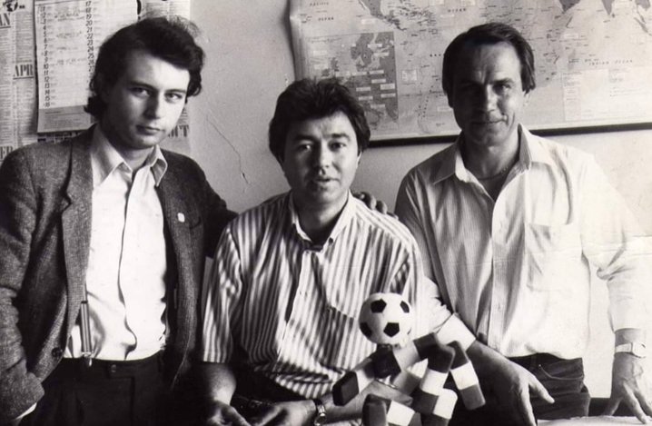 Sorin Hobana alaturi de Ionel Stoica si Cornel Pumnea