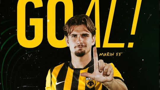 Răzvan Marin, gol în Conference League! AEK Atena a zdrobit fosta adversară a FCSB