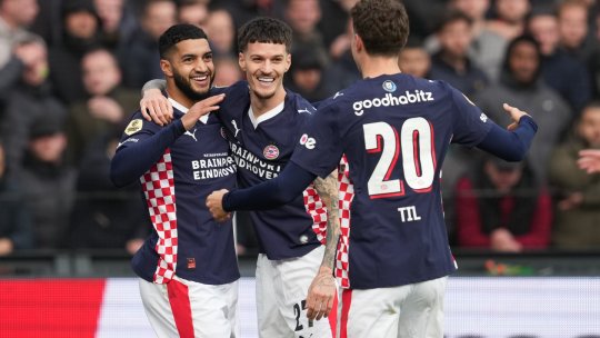 Cum s-a descurcat Dennis Man în derby-ul Feyenoord - PSV Eindhoven! S-au marcat 5 goluri pe De Kuip