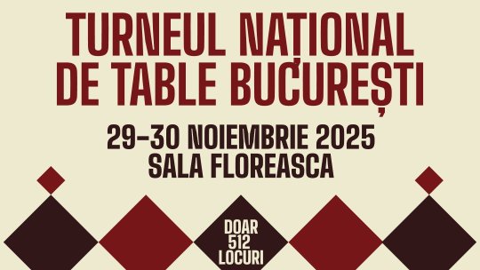 Înscrierile la Turneul Național de Table 2025 au intrat pe ultima sută de metri