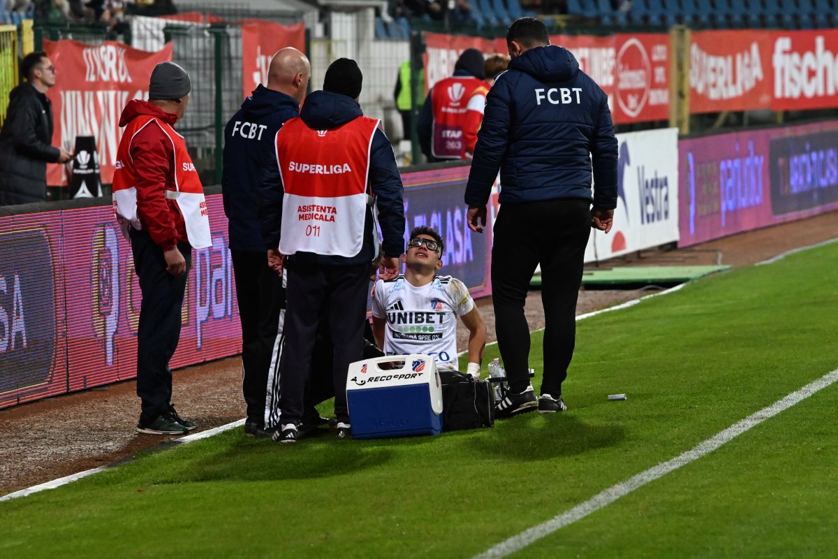 Narcis Ilaș s-a accidentat în meciul cu Hermannstadt