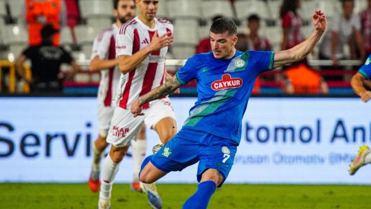 Valentin Mihăilă a ”spart gheața” la Rizespor cu un gol de la mijlocul terenului, în prelungiri!