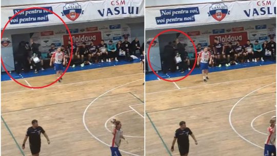 Scene incredibile în handbalul românesc: selecționerul George Buricea și-a bruscat un jucător, fiind cu greu oprit să nu-l lovească