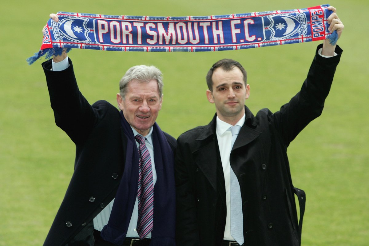 Milan Mandaric si fostul presedinte al clubului Portsmouth, Alexandre Gaydamak