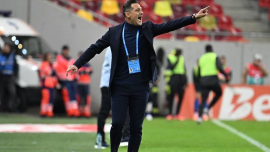 Mirel Rădoi nu are ce să le reproșeze jucătorilor după eșecul cu FCSB: ”Sunt mulțumit de băieți. De ce să fiu supărat?”