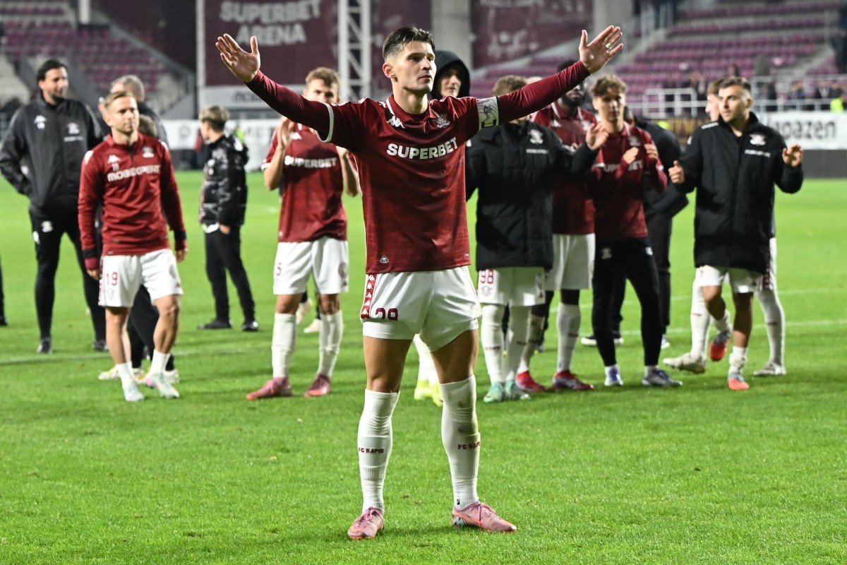 După Rapid -Farul 3-1, Alex Dobre, căpitanul echipei, a dat tonul scandărilor triviale anti-Dinamo