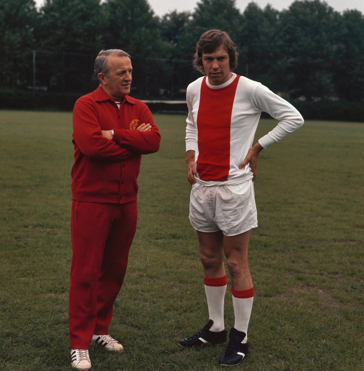 Alături de Jan Mulder, atacant care a fost transferat de la Anderlecht în 1972, la socilitarea românului