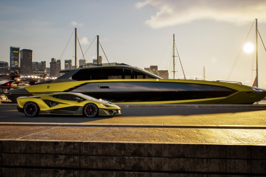 Lamborghini duce viteza și rafinamentul pe mare