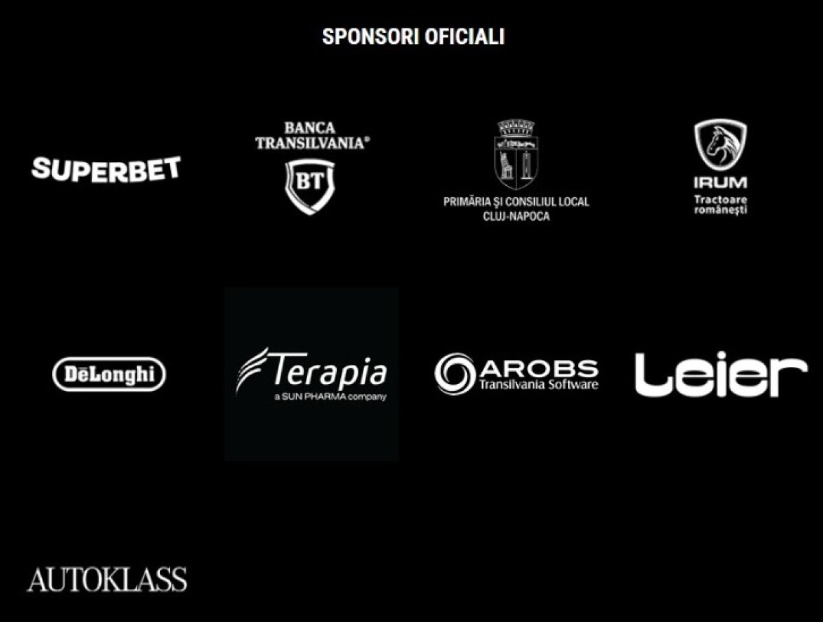 Sponsorii oficiali ai Universității Cluj