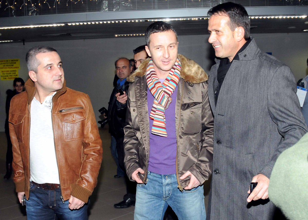 Felix Grigore (în stânga)