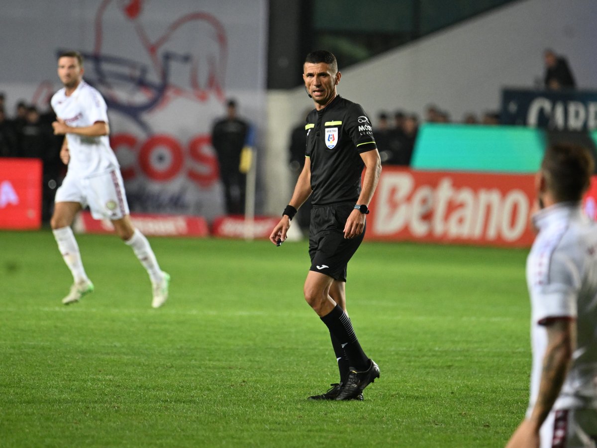 Arbitrul Marcel Bîrsan a fost delegat la Universitatea Craiova - Rapid