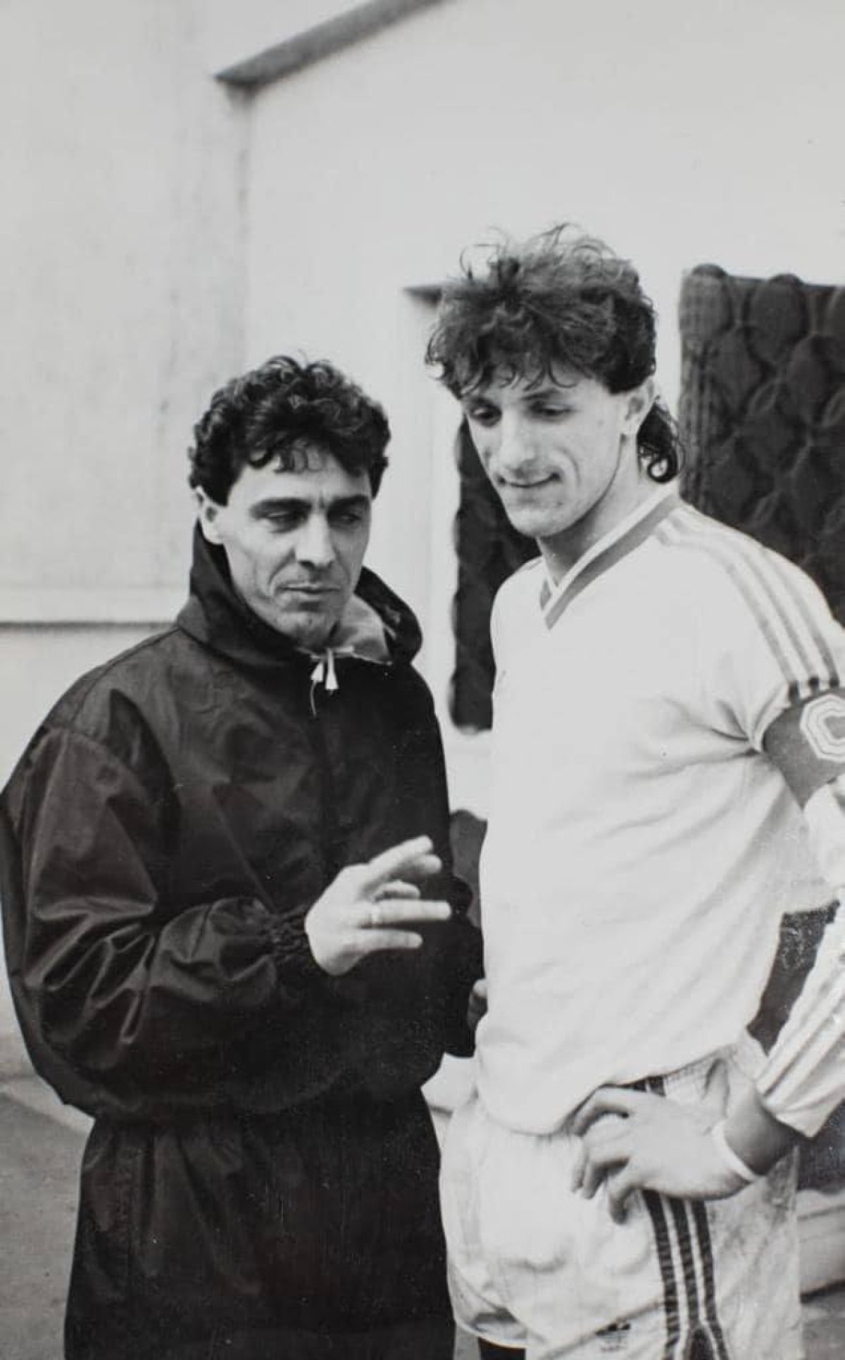 Împreună cu Gică Popescu, în vremea în care Sorinaccio devenise antrenorul Științei, iar "Baciul" devenise căpitanul alb-albaștrilor