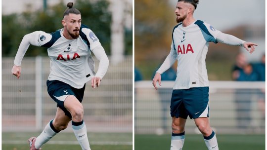 ”Dragonul” a revenit pe gazon! Imagini cu Radu Drăgușin la primul meci după accidentarea la genunchi