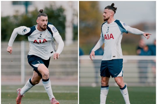 ”Dragonul” a revenit pe gazon! Imagini cu Radu Drăgușin la primul meci după accidentarea la genunchi