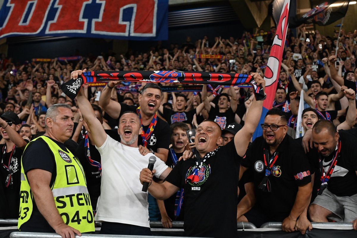 Majoritatea fanilor au rămas lângă FCSB