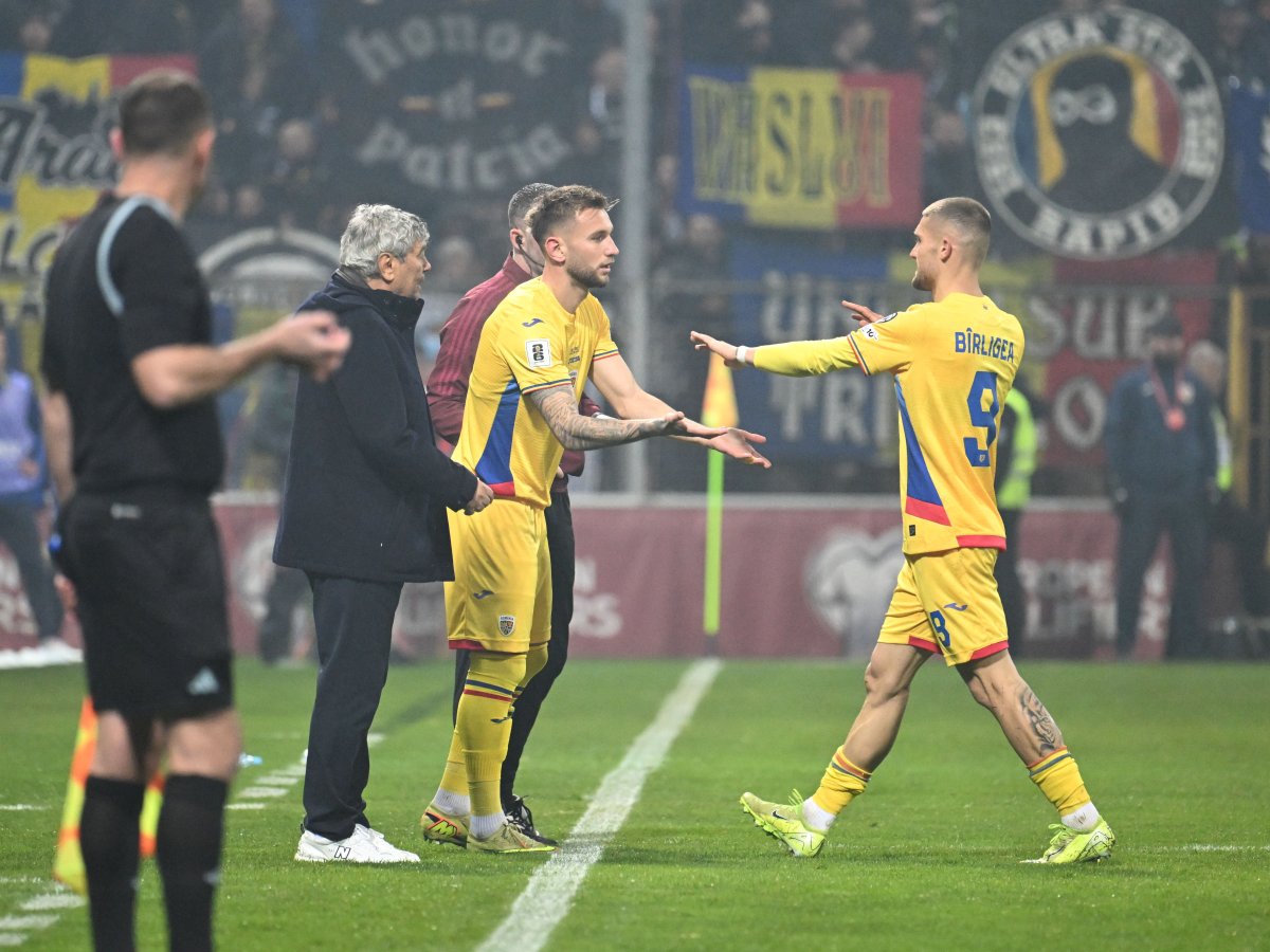 Momentul în care Bîrligea este schimbat cu Drăguș