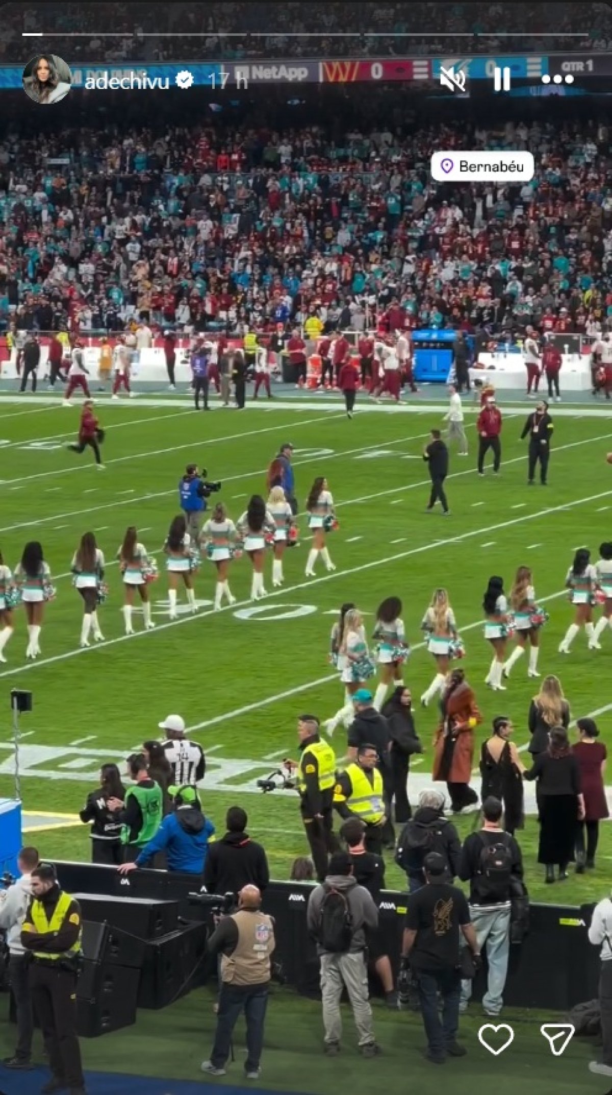 Adelina Chivu, prezentă pe Bernabeu