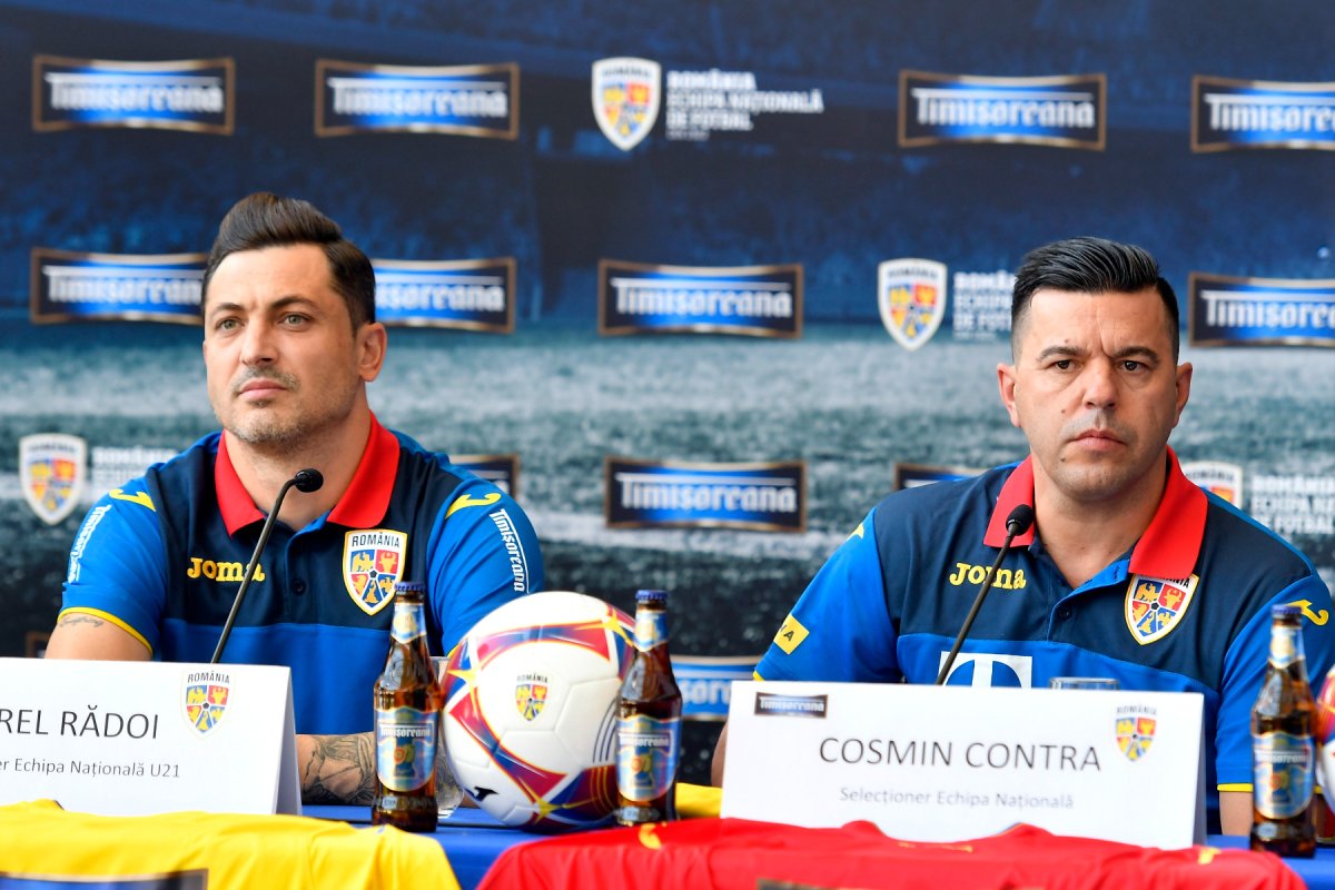 Mirel Rădoi și Cosmin Contra, foști selecționeri ai României