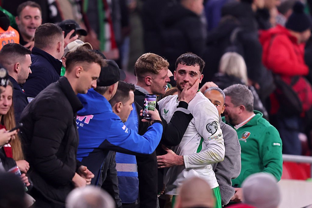 Parrott are 33 de selecții pentru naționala Irlandei, pentru care a reușit 10 goluri