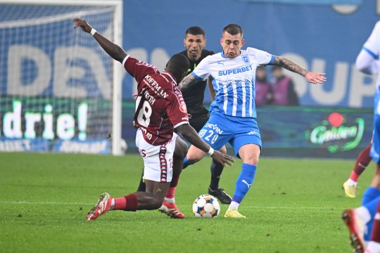 Universitatea Craiova - Rapid 1-1, ACUM, pe iAMsport.ro. Adrian Rus sparge gheața și înscrie primul gol în tricoul oltenilor