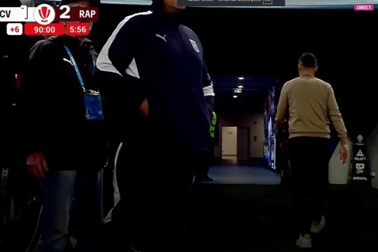 Exploziv! Mirel Rădoi a plecat la vestiare din cauza arbitrului Bîrsan. Cum s-a terminat totul