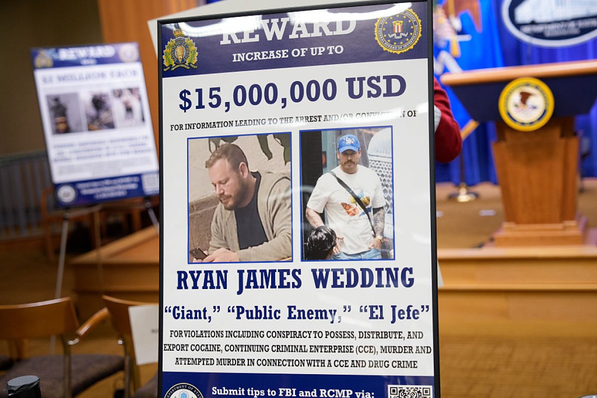 Recompensa pusă pentru prinderea lui Ryan James Wedding: 15.000.000 de dolari