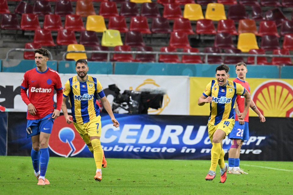 Robert Sălceanu a marcat primul gol al carierei în meciul cu FCSB